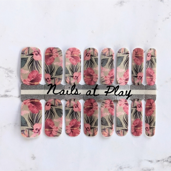 Nails at Play Other - 5 for $15 Nail Wraps- Hibiscus Hotel